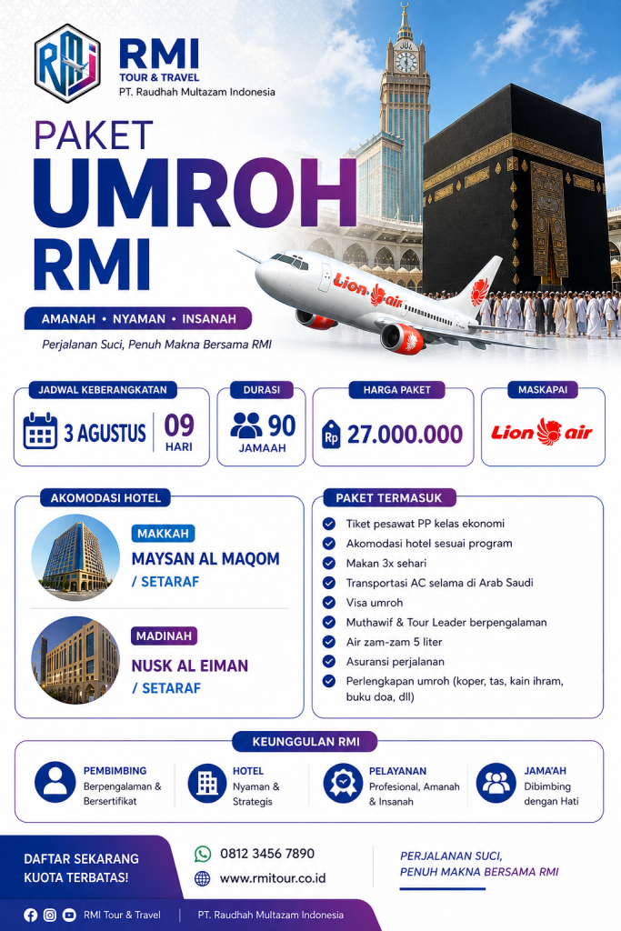 Umroh 9 Hari RMI