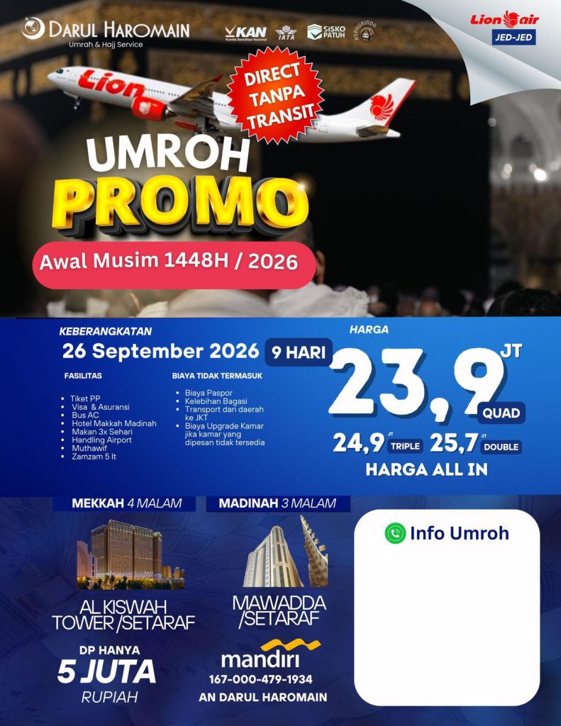 Umroh Promo Darul Haramain